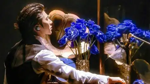 原创蔡徐坤南京演唱会官宣粉丝ikun蓝玫瑰你拿才好看舞台和你才浪漫