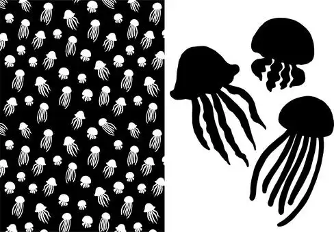 水母剪影