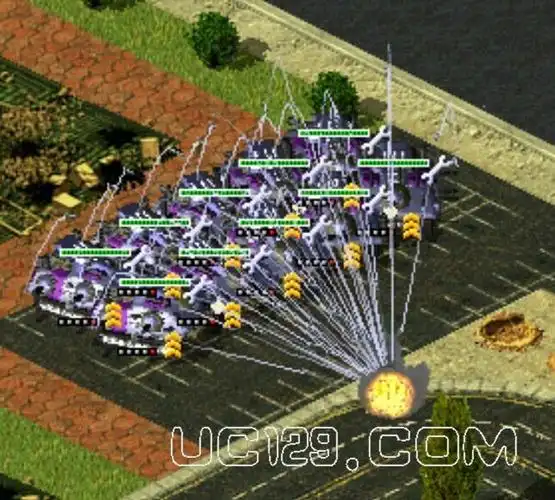 红色警戒2尤里的复仇战斗要塞性能测试