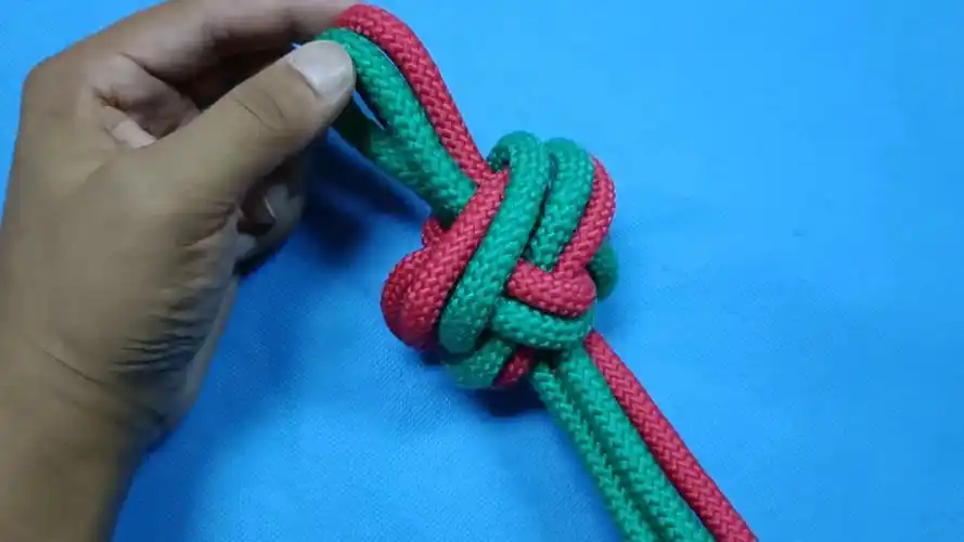 实用绳结#双线纽扣结!中国传统纽扣结