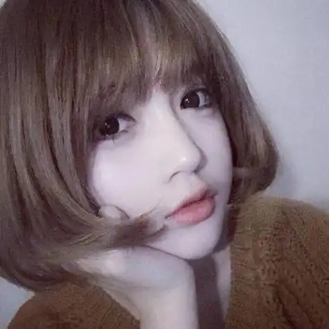 qq短发高清美女头像图片大全集