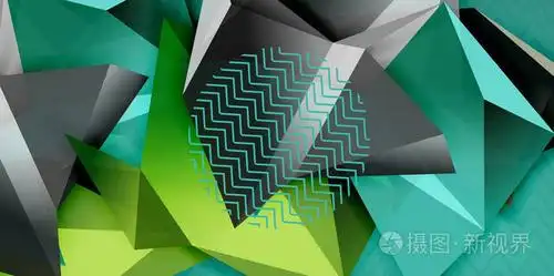 矢量三角形3d 几何形状背景, 现代海报设计