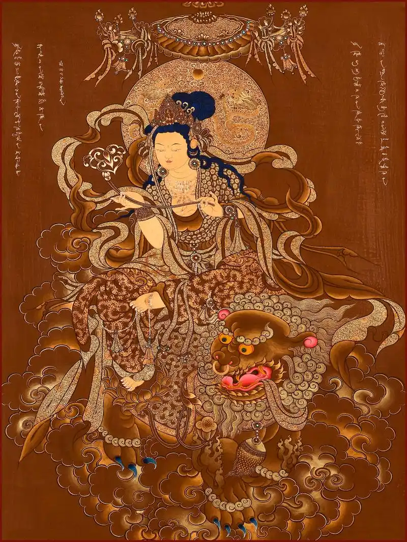 红唐文殊菩萨9969cm