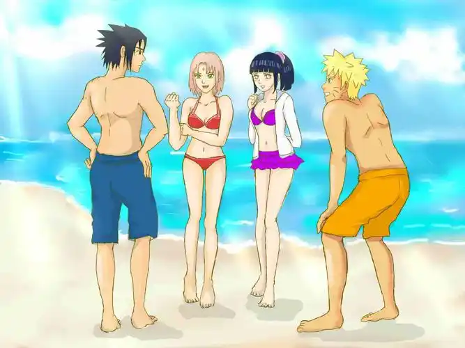 《火影忍者》泳装福利,千代婆婆很萌,小樱很有东方美-质信十强榜