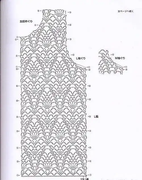我都想钩一件了,这么美的菠萝花钩针外套,经典大方