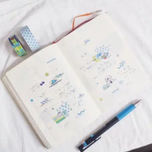 盐系手帐余白一日一页