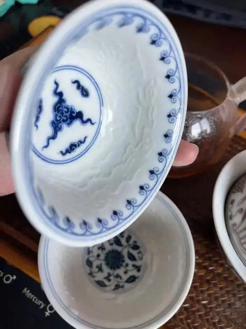 快雪时晴雨辰窑暗刻小压手