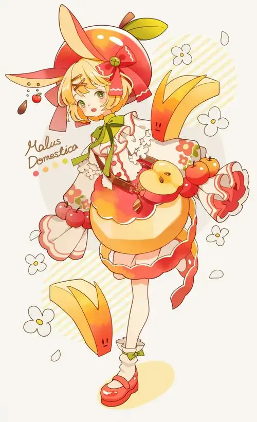 水果拟人日本插画师:しらほ pid:67839179