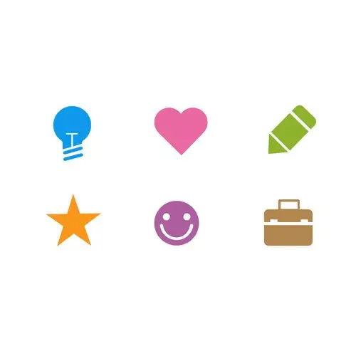 一组萌萌哒小图标,纪念自己迈出第一步哈!