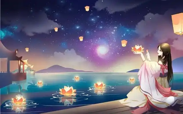 中元节唯美古风