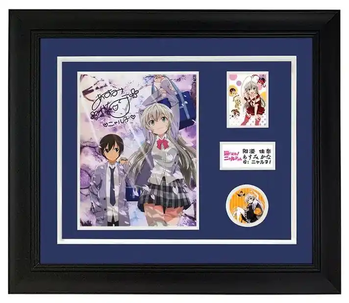 阿澄佳奈 亲笔签名照片 #潜行吧!#奈亚子 声优配音 裱框 - 抖音