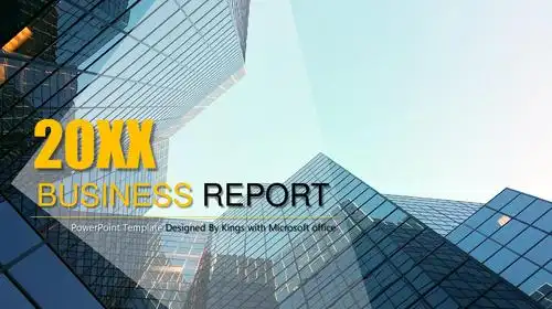 欧美风商务大气实用ppt模板