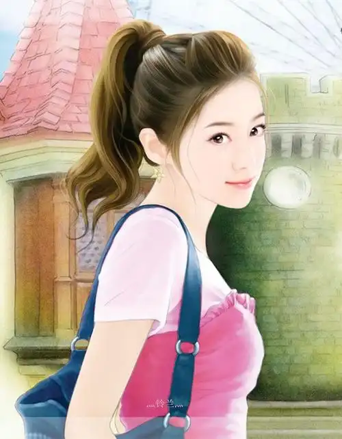 插画/漫画 手绘★现代美女