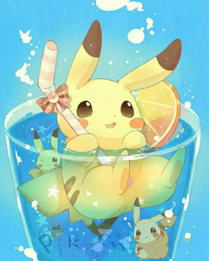 皮卡丘可爱 呆萌头像