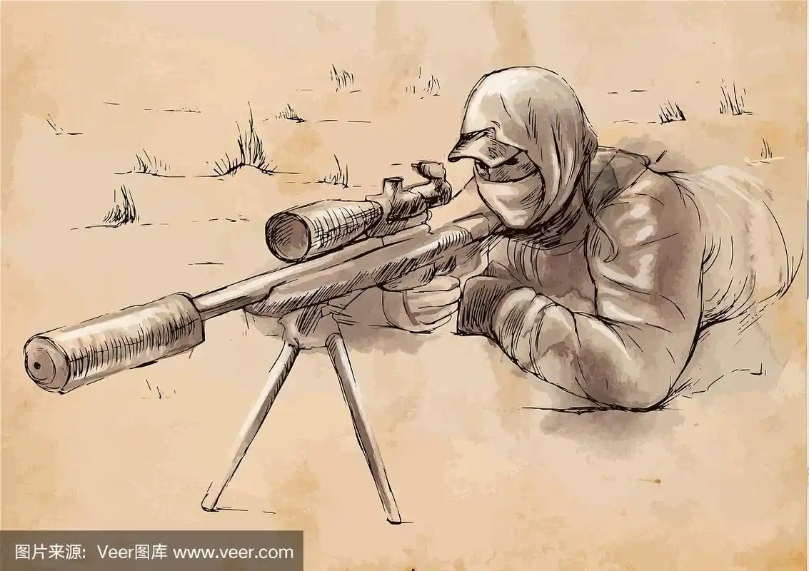狙击手-手绘