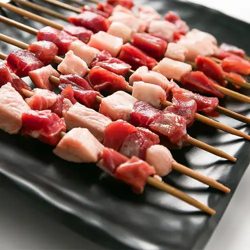 顺鑫鑫源生鲜香羊肉串200g半成品冷冻新鲜肥羊烧烤微调理食材包邮