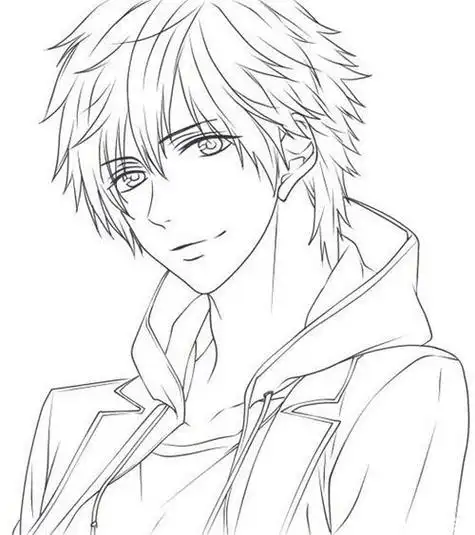 可爱简笔画男生q版q版人物简笔画教程q版白敬亭简笔画步骤图简单易学