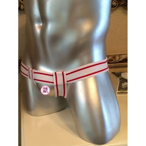 威普驰男士提睾带 阴囊托男士吊环内裤提型带双丁塑型带 红色 s 1尺9