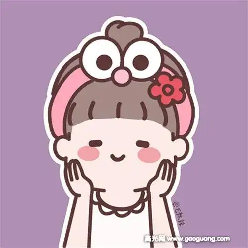 圆脸小女孩头像,圆脸小女孩卡通头像简笔画