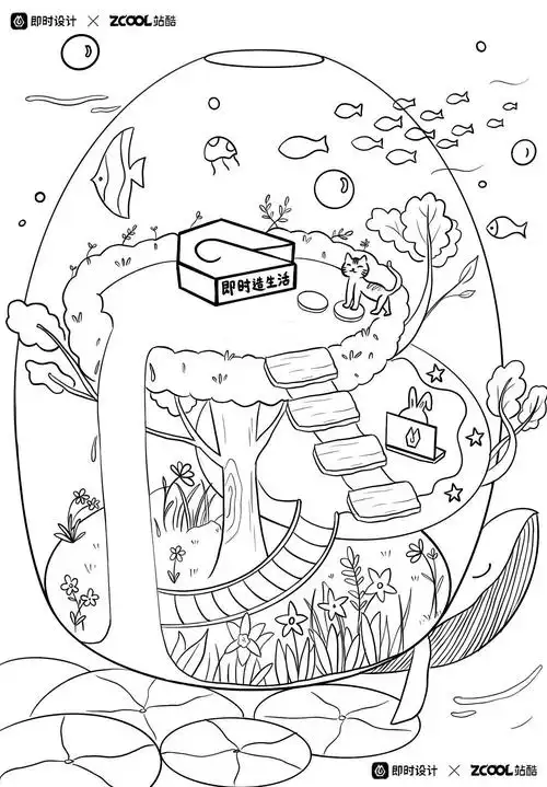 即时设计创意海报