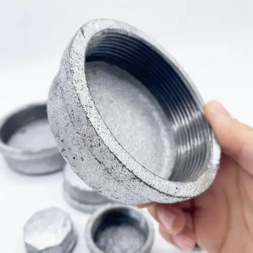 国标镀锌管帽内丝堵头管堵封头螺纹管道闷盖管接头