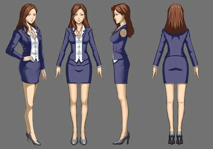 某厂大ip的三视图绘制工作,为三维建模提供确切目标.