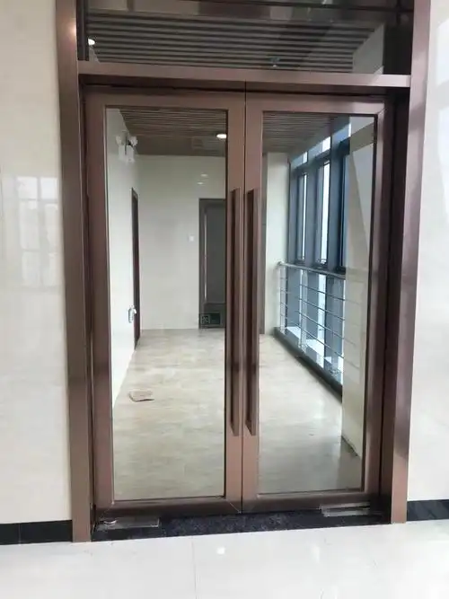 不锈钢玻璃地弹门批发 钢玻璃地弹不锈钢门厂家直销