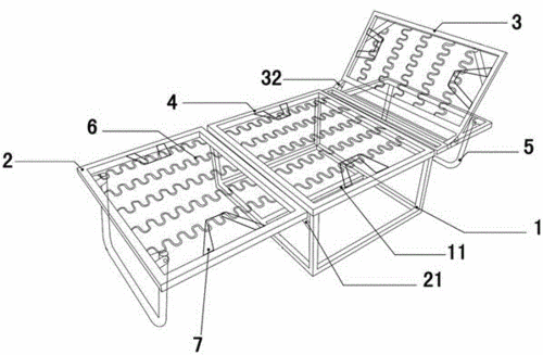 一种多功能沙发骨架结构的制作方法