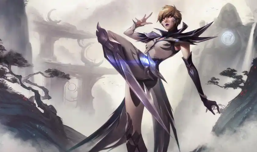 原创ig冠军皮肤终于曝光theshy的剑姬皮肤回城特效出现了锐雯的剑