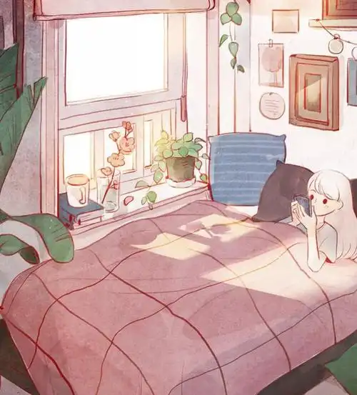 女生一个人在家的时候究竟在干嘛插画师是这么描绘的