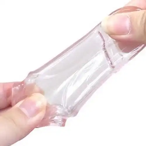 勃金 龟头套阴茎套增粗男用延时套环加长锻炼延时器具a14 粉透