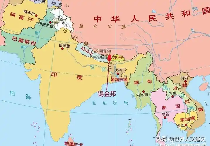 好家伙,英国人过去在南亚的殖民地包括了印度本土,巴基斯坦,孟加拉国
