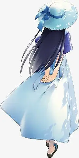 女生背影pngpng古代打伞的美女中国风pngpng可爱小人矢量卡通aipngpng