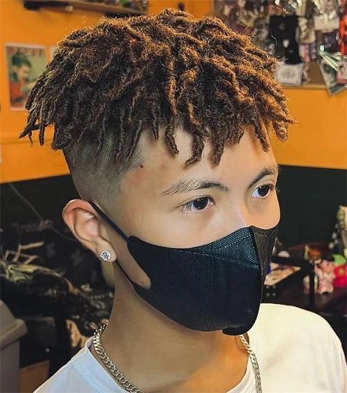 嘻哈摇滚范发型 个性黑人烫脏辫_时尚男发 - 美发站