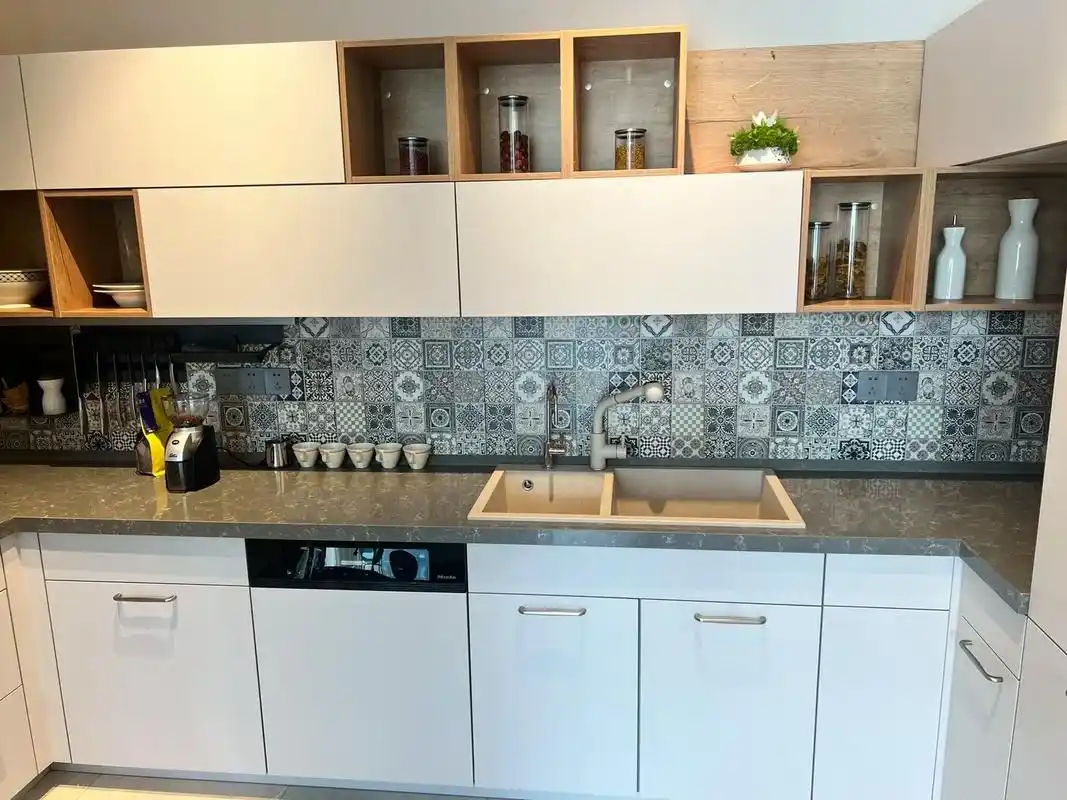 杜邦可丽耐石英石台面实拍