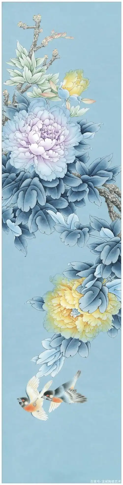 工笔国画牡丹欣赏!