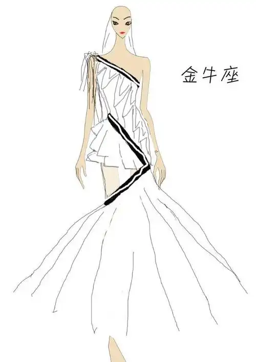 十二星座之金牛座-婚纱礼服设计-服装设计