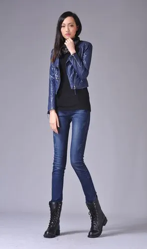 外贸牛仔裤女高品质秋冬韩版修身弹力女式铅笔裤小脚裤批发l3217