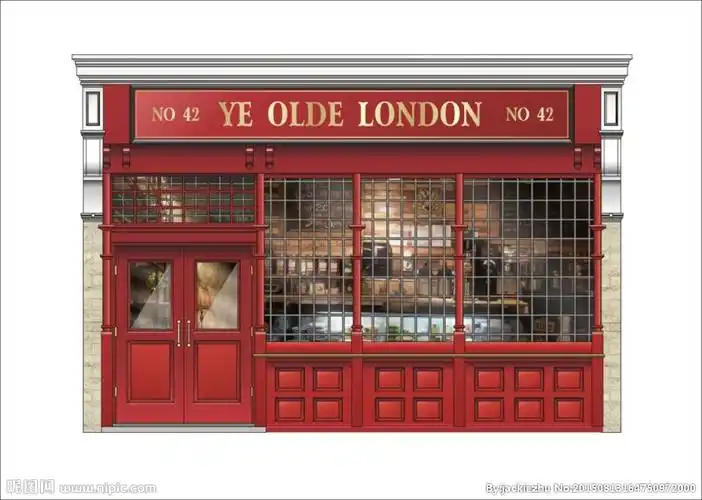 欧式商铺矢量图图片