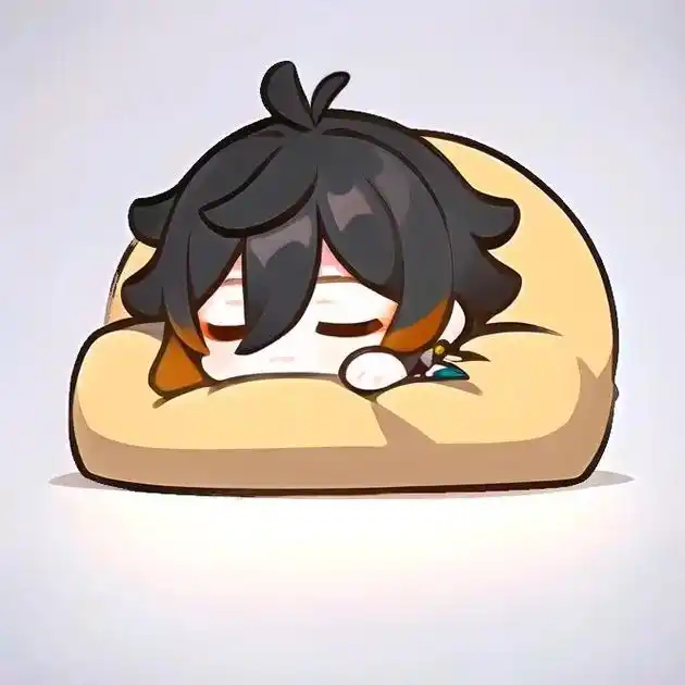 原神 q 版钟离.#次元ai绘画 #q版 #原神 #头像 # - 抖音