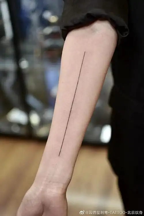 简约纹身##直线纹身##线条纹身##北京纹身