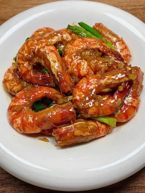 再发一遍我妈做的芥末虾真的巨巨巨好吃