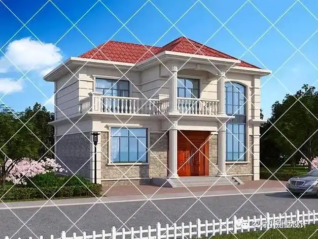 40款近几年带露台二层爆款农村别墅,农村建房标配晾晒观景两不误|大