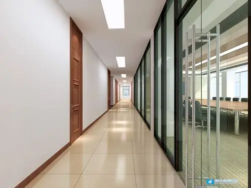 办公楼外走道装修设计效果图