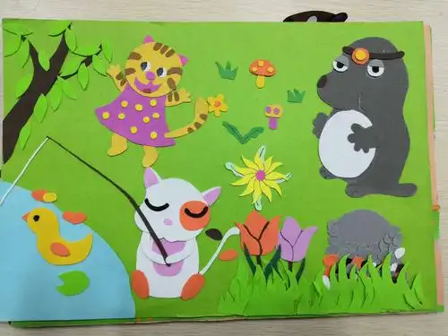 18幼教4班剪贴画作品