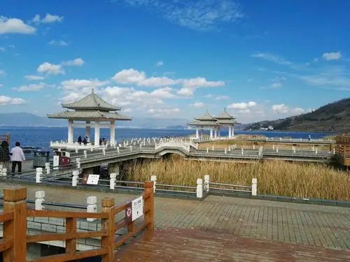 【携程攻略】澄江月亮湾湿地公园景点,非常值得一游!