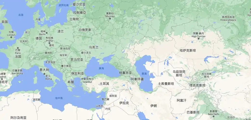 棕色为亚占阿塞拜疆领土先上图以便大家了解这个区域的地理位置,就更