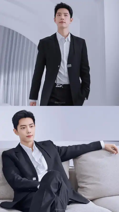 黑西装战总,优雅霸气又性感#肖战石头品牌代言人#|#肖战