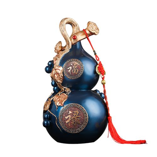 大葫芦摆件镇宅招财客厅玄关电视酒柜装饰品乔迁新居礼品礼物摆设