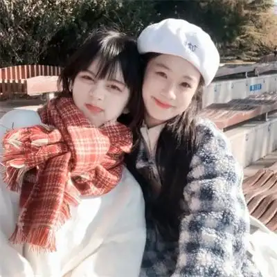 qq头像女生闺蜜头像小清新闺蜜头像二人仙气可爱